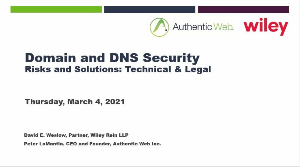 Photo of Domain Security: DNS Security Risks and Technical & Legal Solutions