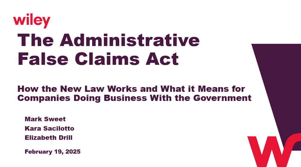 Photo of Understanding the New Administrative False Claims Act